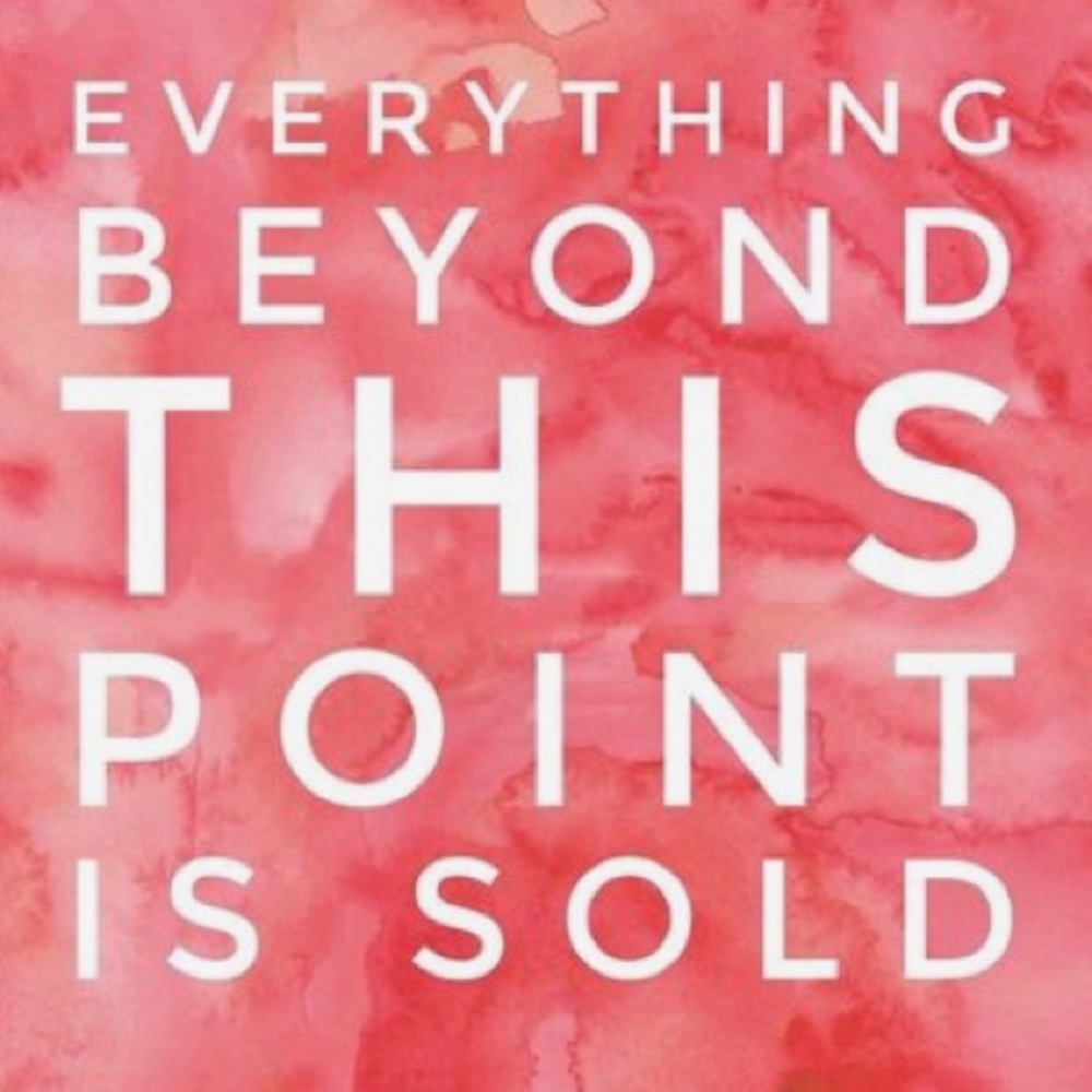 Sold items below!